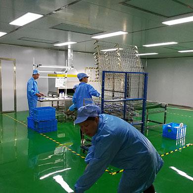 塑膠無塵噴漆生產(chǎn)線